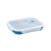 DILL. Lunch Box. Retractable hermetic box in silicone and PP (480 and 760 mL)