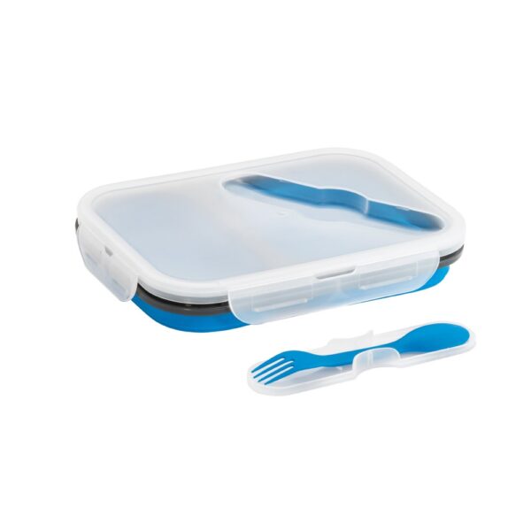 DILL. Lunch Box. Retractable hermetic box in silicone and PP (480 and 760 mL)