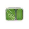 DILL. Lunch Box. Retractable hermetic box in silicone and PP (480 and 760 mL)