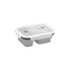 DILL. Lunch Box. Retractable hermetic box in silicone and PP (480 and 760 mL)