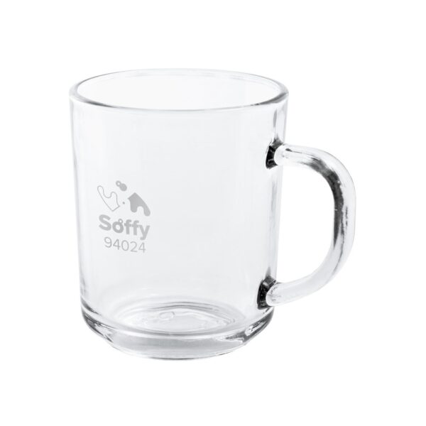 SOFFY. Glass mug 230 mL