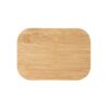 SHINO. Lunch Box. Stainless steel lunch box with bamboo lid