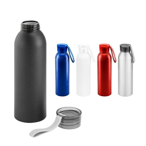 94059_set RIO. Recycled aluminium (100% rAL) bottle with PP cap 660 mL