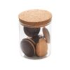94079_160-e SPICE 700. Borosilicate glass bottle with cork lid 700 mL