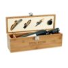 SYRAH. Bamboo, ABS and stainless steel wine set