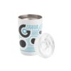 SLIDER. Stainless steel sublimation travel cup 380 mL