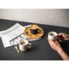 FANGIO. 220 mL ceramic mug with lid and bamboo base