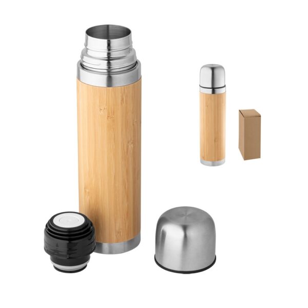 94254_set CEYLON. Bamboo and stainless steel thermos 450 mL