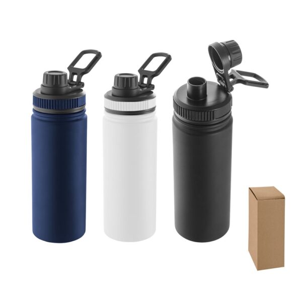 94272_set FEDERER. Bottle in 90% recycled stainless steel 570 mL