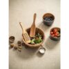 BATALI. Set of two cutlery sets in acacia wood