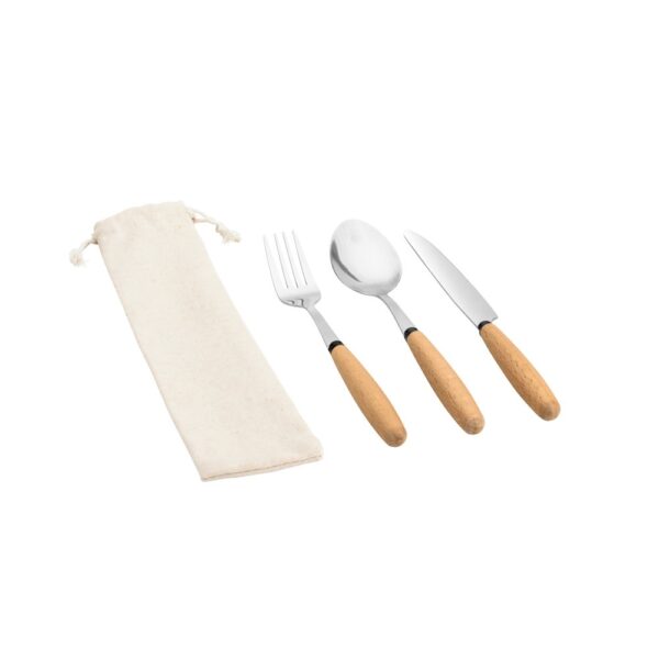 94292_160 BOULUD. 3-piece set in acacia wood