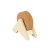 94368_160 PLYCORK. Plywood stand with 6 cork coasters