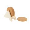 94368_160-a PLYCORK. Plywood stand with 6 cork coasters