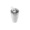 JOYNER M. Compact stainless steel travel cup (91% recycled) with vacuum insulated double wall and matt finish 600 mL