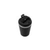 SPITZ. Stainless steel travel mug (90% recycled) with PP outer wall and matte finish 440 mL