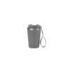 SPITZ. Stainless steel travel mug (90% recycled) with PP outer wall and matte finish 440 mL