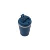 SPITZ. Stainless steel travel mug (90% recycled) with PP outer wall and matte finish 440 mL