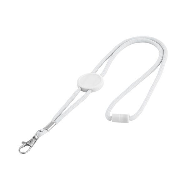 WEAVE. Adjustable polyester lanyard