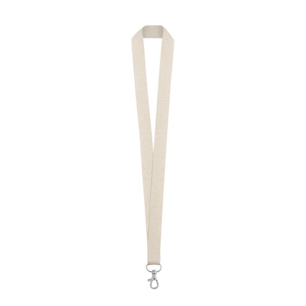 HEATHROW. 100% cotton lanyard