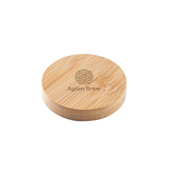 AMCHUR. Bamboo coaster with bottle opener