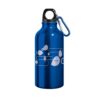 LANDSCAPE S. Aluminium sports bottle with carabiner 400 mL