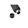 ODIN. Double wall vacuum stainless steel (36% recycled) bottle with rubber coating 550 mL