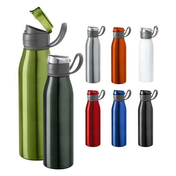 94631_set KORVER. Aluminium 650 mL sports bottle