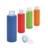 94668_set DHABI. Borosilicate glass sports bottle 380 mL