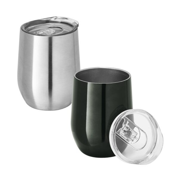 94677_set RONDE. Stainless steel travel cup 400 mL