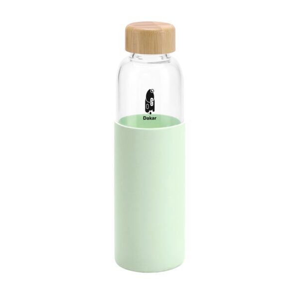 DAKAR. Bamboo and borosilicate glass bottle 600 mL