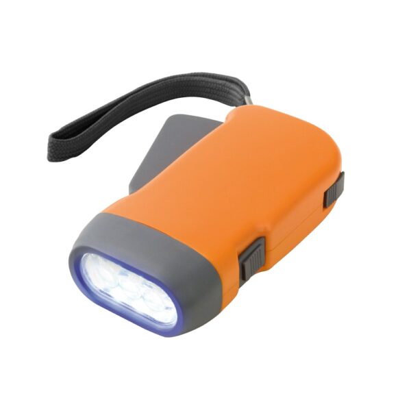 EDDIE. Dynamo torch with 3 LEDs