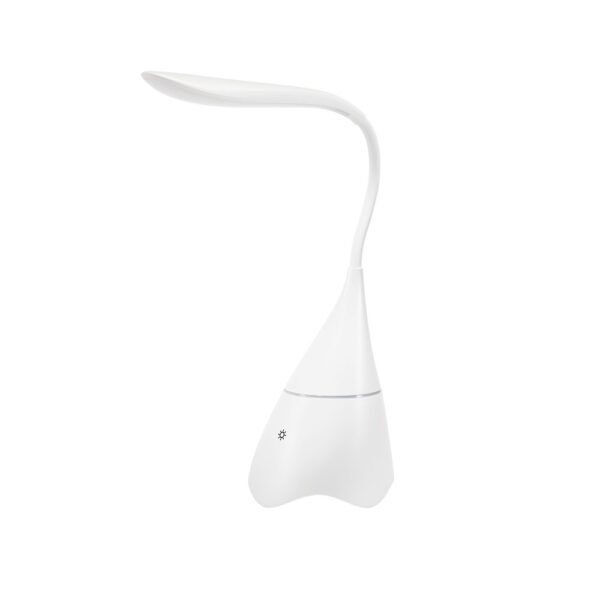 GRAHAME. Portable desk lamp with speaker and 5-hour battery life in recycled ABS (100% rABS)