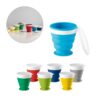 94762_set ASTRADA. Silicone and PP folding travel cup 250 mL