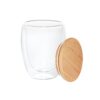 ECUADOR L. Borosilicate glass travel cup 350 mL