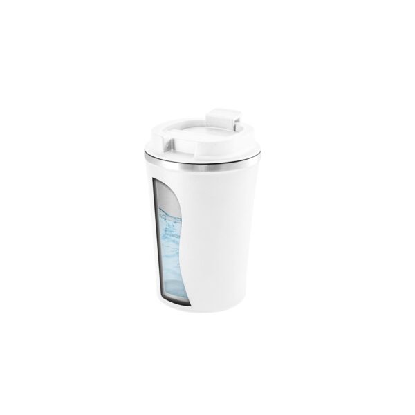 PHELPS. Stainless steel and PP travel cup 470 mL