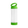 94783_119 QUINTANA. Glass sports bottle with PP cap 390 mL