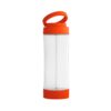 94783_128 QUINTANA. Glass sports bottle with PP cap 390 mL