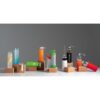 94783_amb QUINTANA. Glass sports bottle with PP cap 390 mL