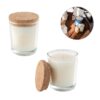 95077_set ZEN 80. Aromatic candle in a glass holder with a cork lid 80 g