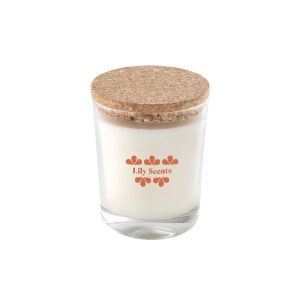 ZEN 180. Aromatic candle in a glass cup with a cork lid 180 g