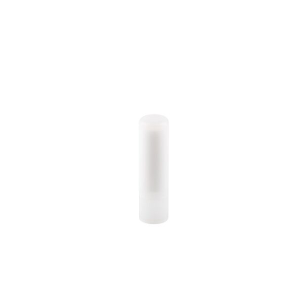 JOLIE VEGAN. Vegan lip balm, in recycled ABS (100% rABS) and PP, with vanilla flavouring