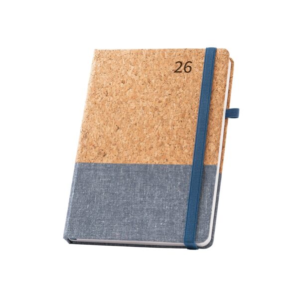 96199_104 QUENTAL A5. Cork and linen diary