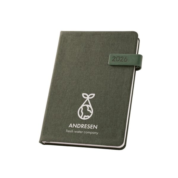 ANDRESEN A5. Recycled polyester (100% rPET) diary