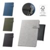 96202_set ANDRESEN B5. Recycled polyester (100% rPET) diary