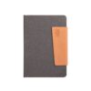 96205_103-a TAGORE A5. A5 diary in leather (58% recycled)