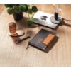 96205_amb TAGORE A5. A5 diary in leather (58% recycled)
