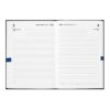 AUSTEN A5. A5 diary in PU (58% recycled) and polyester reciclado (100% rPET) 300D