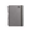 96215_103-a SIMMEL A5. A5 diary, with rings, in leather (58% recycled)