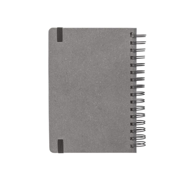 96215_103-b SIMMEL A5. A5 diary, with rings, in leather (58% recycled)