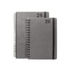 96215_a SIMMEL A5. A5 diary, with rings, in leather (58% recycled)